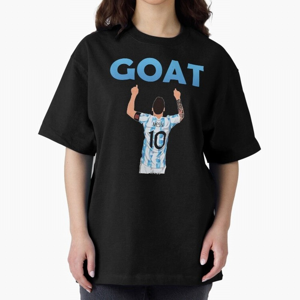 Messi GOAT Classic T-Shirt Bring Global Football Passion for FIFA World Cup 2026 Group Stage, Filled with CR7, Brazil, Supporter Pride, Iconic Celebrations, Legendary Names and Global Match Day Energy; Perfect for Fans, Collectors, Family