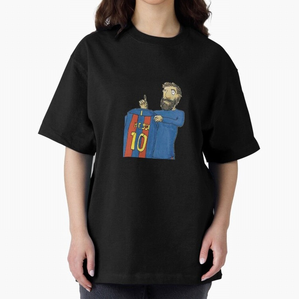 Lionel Messi and the magic shirt Oversized T-Shirt Show Match Day Excitement for FIFA World Cup 2026 for Fans of Cristiano Ronaldo, Haaland and CR7 and Brazil, Bringing Tournament Hype, Historic Matchups, Family Viewing Parties and Global Sports