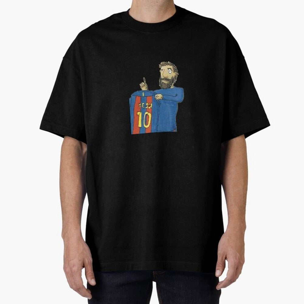 Lionel Messi and the magic shirt Oversized T-Shirt Show Match Day Excitement for FIFA World Cup 2026 for Fans of Cristiano Ronaldo, Haaland and CR7 and Brazil, Bringing Tournament Hype, Historic Matchups, Family Viewing Parties and Global Sports
