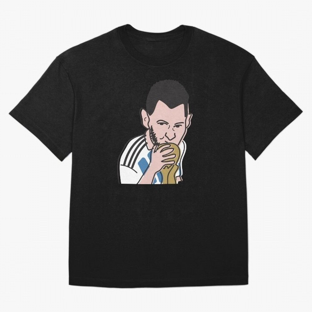 Lionel Messi in Weirdtual Reality Oversized T-Shirt Celebrate Football Dreams Across FIFA World Cup 2026 for Fans of Mbappe and Neymar and Argentina, France and Brazil, Bringing Fan Favorite Moments, National Team Passion, Big Match Drama and