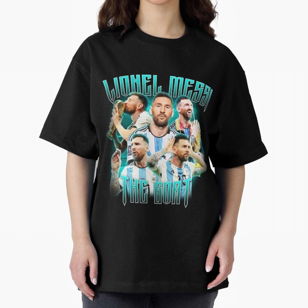 Lionel Messi Vintage Style Tee, Bootleg Tee, Bootleg T Shirt, Rap Tee Classic T-Shirt Represent the Passion of FIFA World Cup 2026 USA Canada Mexico for Fans of CR7 and Argentina, Bringing Game Day Rituals, Football Legends, Country Pride and the