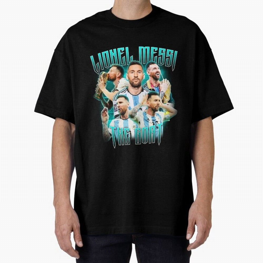 Lionel Messi Vintage Style Tee, Bootleg Tee, Bootleg T Shirt, Rap Tee Classic T-Shirt Represent the Passion of FIFA World Cup 2026 USA Canada Mexico for Fans of CR7 and Argentina, Bringing Game Day Rituals, Football Legends, Country Pride and the
