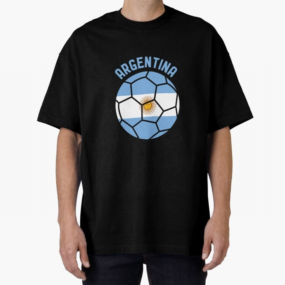 Argentina Football 2024 Copa America La Albiceleste Classic T-Shirt Bring International Match Energy to FIFA World Cup 2026 Filled with Cristiano Ronaldo, Haaland and CR7, Argentina Energy, Championship Spirit, Famous Goals, Roaring Crowds and
