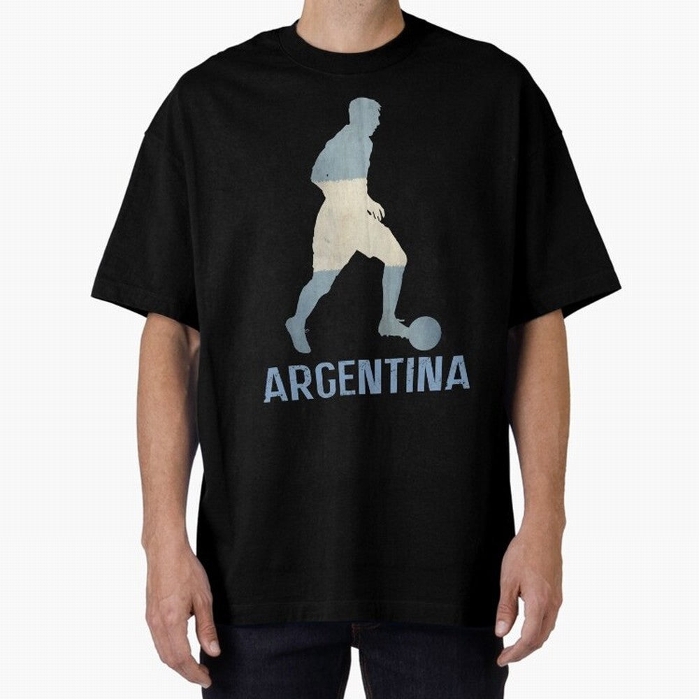 Argentina Essential T-Shirt Discover Match Day Hype around FIFA World Cup 2026, Cristiano Ronaldo, Haaland and CR7, Brazil, Vintage Soccer Flavor, Modern Football Stars, National Flags and Final Night Emotion; Ideal for Passionate Fans Who Love
