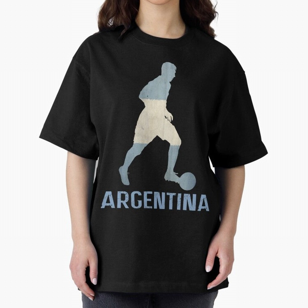 Argentina Essential T-Shirt Discover Match Day Hype around FIFA World Cup 2026, Cristiano Ronaldo, Haaland and CR7, Brazil, Vintage Soccer Flavor, Modern Football Stars, National Flags and Final Night Emotion; Ideal for Passionate Fans Who Love