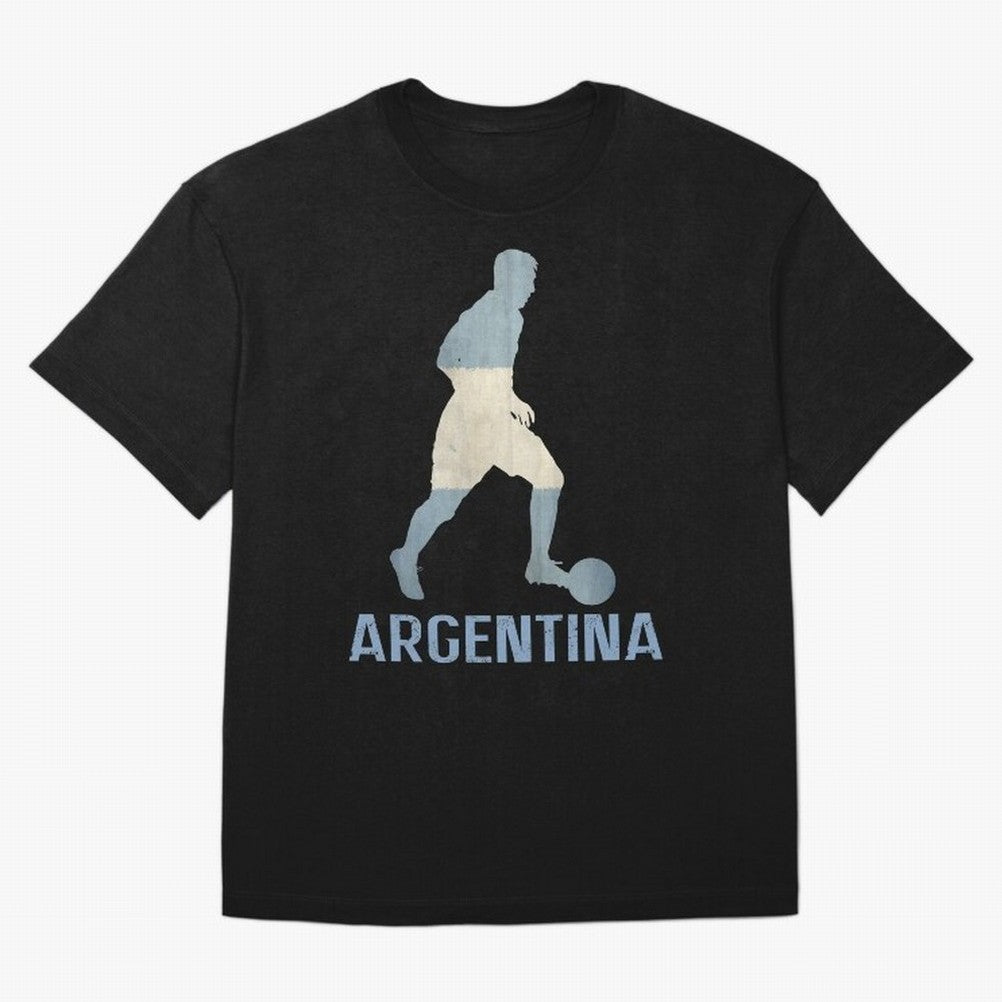 Argentina Essential T-Shirt Discover Match Day Hype around FIFA World Cup 2026, Cristiano Ronaldo, Haaland and CR7, Brazil, Vintage Soccer Flavor, Modern Football Stars, National Flags and Final Night Emotion; Ideal for Passionate Fans Who Love