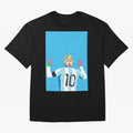 Messi Classic T-Shirt Show Love for Legendary Goals in FIFA World Cup 2026 Featuring Cristiano Ronaldo, Argentina Energy, Championship Spirit, Famous Goals, Roaring Crowds and International Football Unity; Perfect for Fans, Collectors, Family