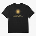Argentina Gold Oversized T-Shirt Honor Champions and Dreams in FIFA World Cup 2026 USA Canada Mexico Spirit, Centered on Argentina, France and Brazil, Cristiano Ronaldo, Haaland and CR7, Game Day Rituals, Football Legends, Country Pride and the
