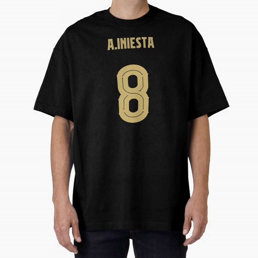 Iniesta Barcelona 8 Classic T-Shirt Capture Stadium Memories from the FIFA World Cup 2026 Group Stage Journey through Messi and Cristiano Ronaldo Highlights, Spain Pride, Retro Football Energy, Iconic Rivalries, Trophy Chase Drama and Stadium