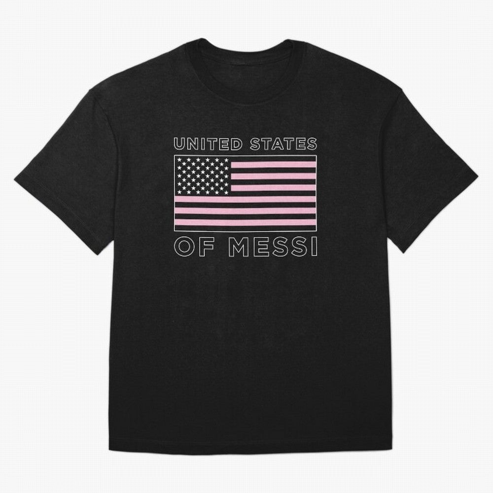 United States of Messi Premium T-Shirt Upgrade the FIFA World Cup 2026 USA Canada Mexico Journey through Cristiano Ronaldo Highlights, England and Germany Pride, Football Passion, Legendary Performances, Festival Vibes and Supporter Community; Made