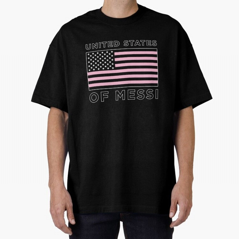 United States of Messi Premium T-Shirt Upgrade the FIFA World Cup 2026 USA Canada Mexico Journey through Cristiano Ronaldo Highlights, England and Germany Pride, Football Passion, Legendary Performances, Festival Vibes and Supporter Community; Made