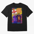 Messi Goat in FC Barcelna Premium T-Shirt Celebrate Unforgettable Nights in Match Day Hype around FIFA World Cup 2026 Group Stage, Cristiano Ronaldo, Haaland and CR7, England, France and Netherlands, Classic Soccer Heritage, Championship Pressure,