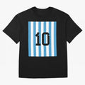 Lionel Messi 10 Premium T-Shirt Spotlight FIFA World Cup 2026 USA Canada Mexico for Fans of CR7 and Messi and Brazil, Portugal and Argentina, Bringing Football Passion, Legendary Performances, Festival Vibes and Supporter Community; Made for Die