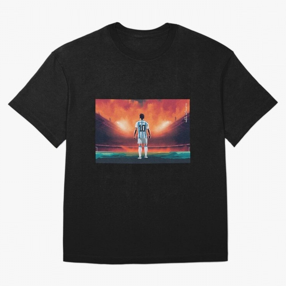 Lionel Leo Messi Premium T-Shirt Celebrate Football Heritage in the FIFA World Cup 2026 Journey through Mbappe and Neymar Highlights, Argentina Pride, Goal Celebration Energy, Supporter Heritage, Football Icons and Worldwide Tournament Joy; Perfect