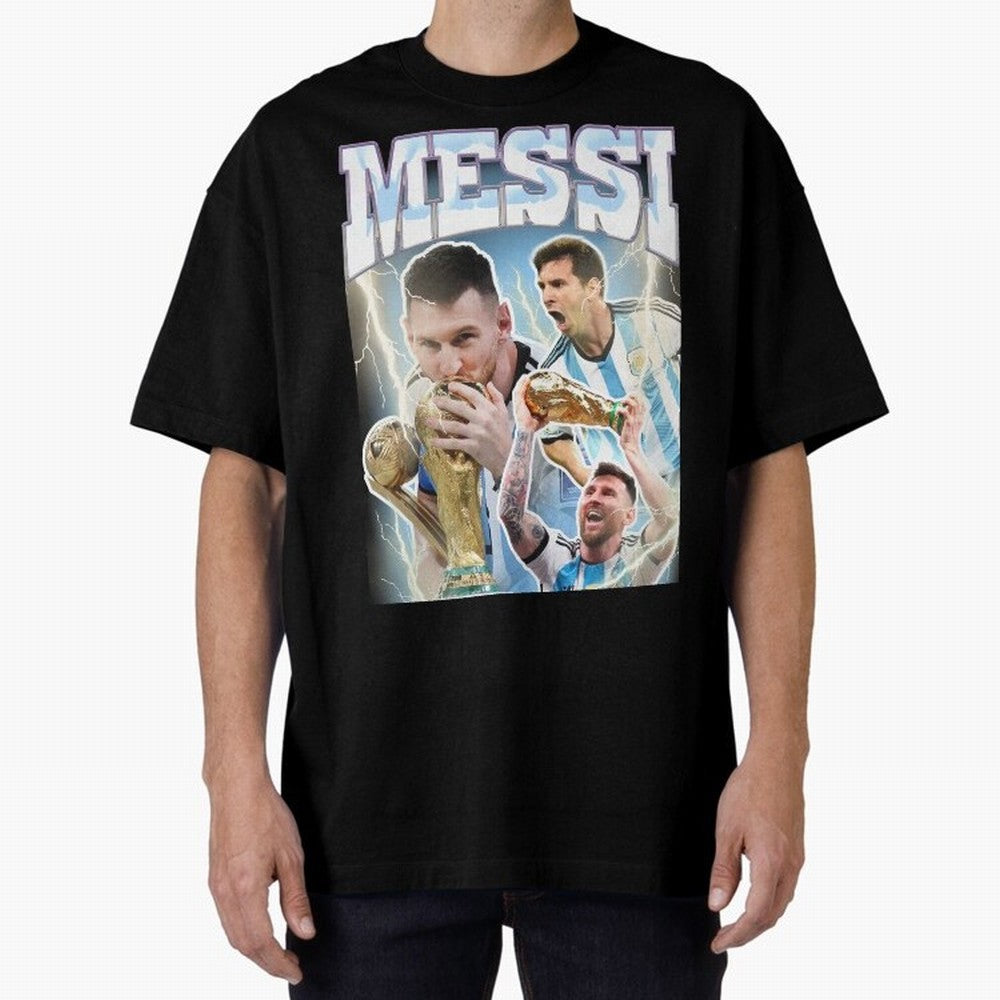 Messi Champion Vintage Retro Design Premium T-Shirt Represent Match Day Hype around FIFA World Cup 2026, Neymar, Netherlands, Champion Mindset, Group Stage Buzz, Knockout Tension and Passionate Fan Culture; Perfect for People Who Love Argentina,