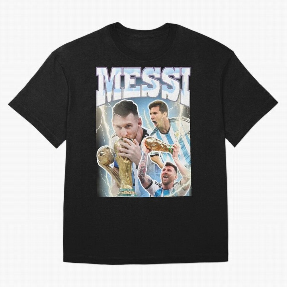 Messi Champion Vintage Retro Design Premium T-Shirt Represent Match Day Hype around FIFA World Cup 2026, Neymar, Netherlands, Champion Mindset, Group Stage Buzz, Knockout Tension and Passionate Fan Culture; Perfect for People Who Love Argentina,