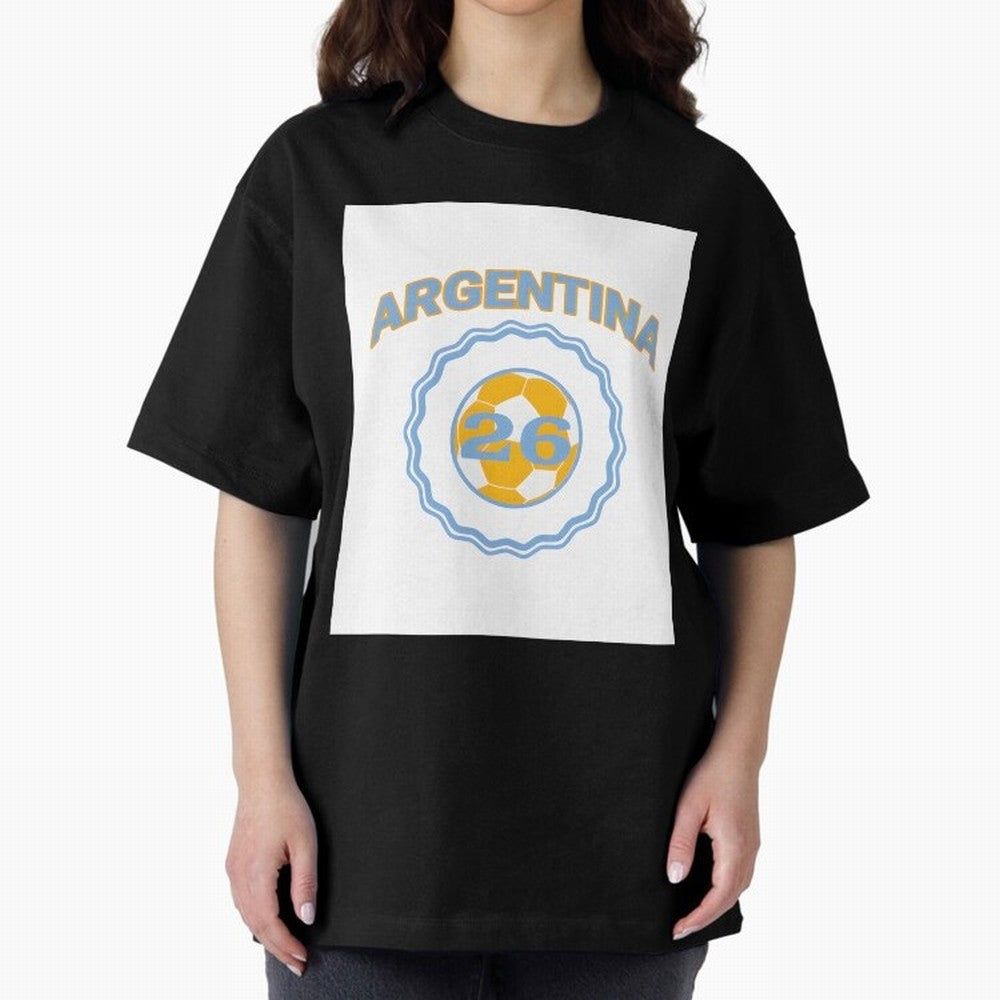 Argentina 2026 world cup soccer badge Premium T-Shirt Join the Global Buzz around the FIFA World Cup 2026 Group Stage Journey through Neymar, Haaland and Cristiano Ronaldo Highlights, Portugal Pride, Stadium Chants, National Pride, Trophy Dreams