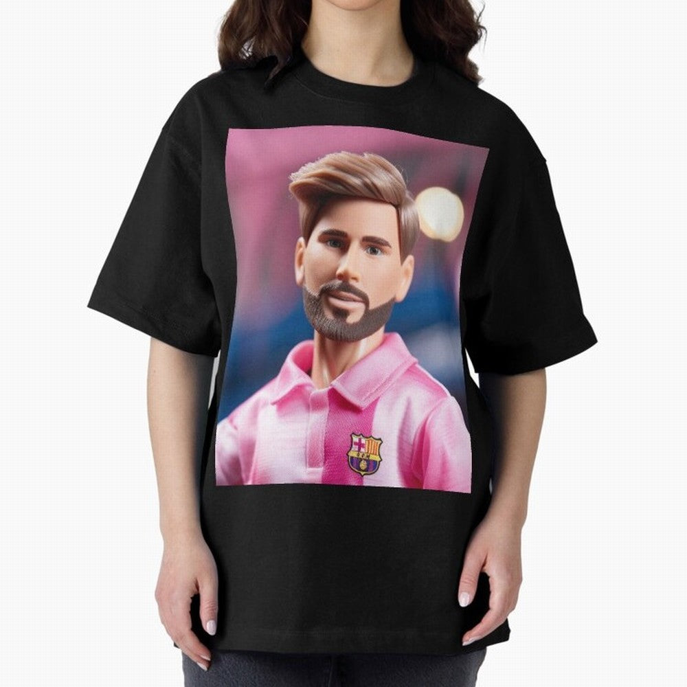 If Messi were a Barbie doll... Graphic T-Shirt Stand Proud for FIFA World Cup 2026 USA Canada Mexico Featuring Neymar, Brazil Energy, Global Supporter Spirit, Legendary Goals, National Colors and Tournament Celebration; Perfect for Supporters Who
