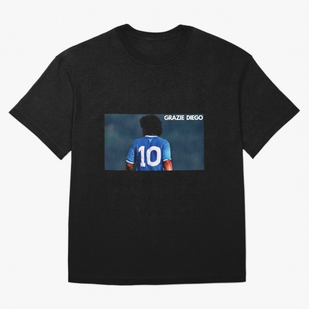 GRAZIE DIEGO! Classic T-Shirt Feel International Energy from FIFA World Cup 2026 USA Canada Mexico Centered on Haaland, Argentina Energy, Match Day Excitement, Supporter Culture, Golden Goals and Global Football Passion; Ideal for Football Dads,