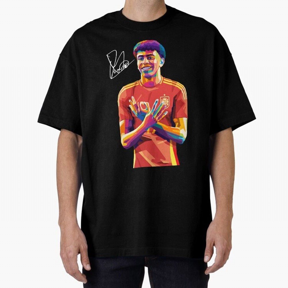 Lamine Yamal Wpap Pop Art Classic T-Shirt Celebrate Golden Goal Energy in the FIFA World Cup 2026 Group Stage Journey through Haaland and Mbappe Highlights, Netherlands Pride, Classic Soccer Heritage, Championship Pressure, Fan Loyalty and