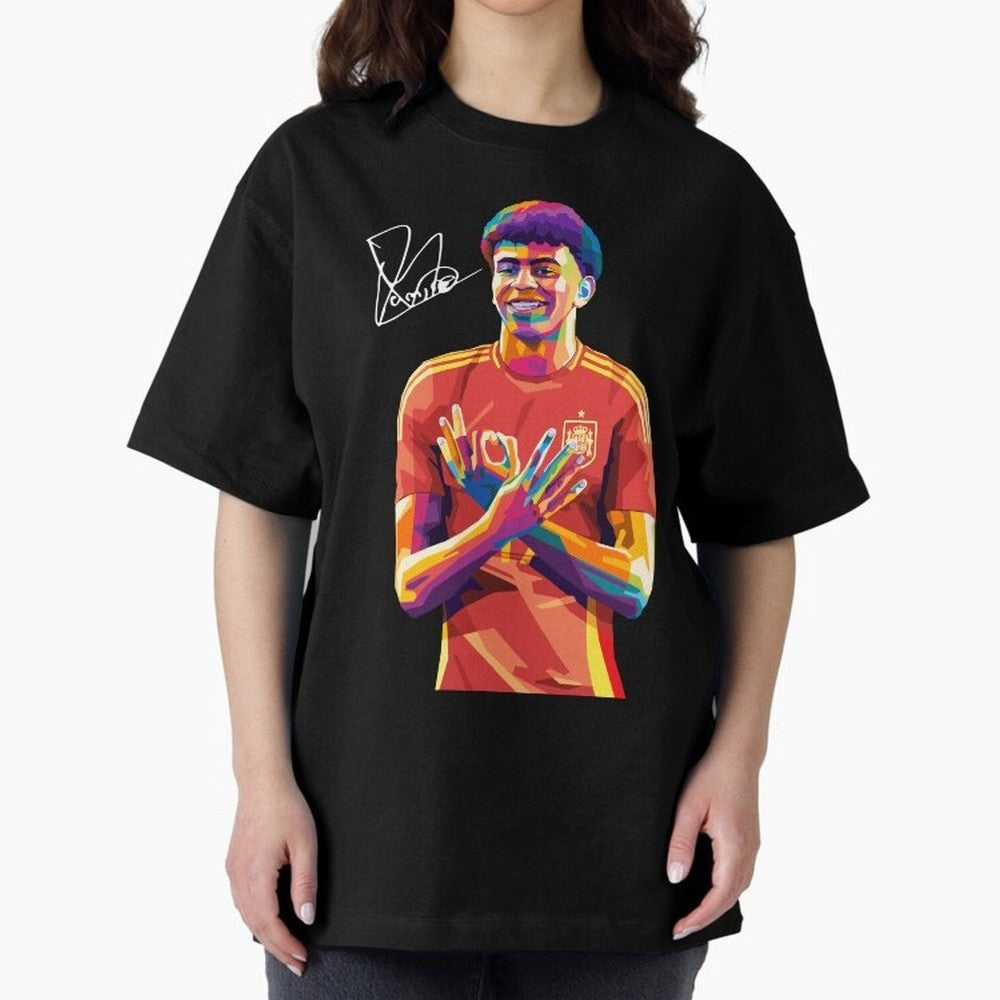 Lamine Yamal Wpap Pop Art Classic T-Shirt Celebrate Golden Goal Energy in the FIFA World Cup 2026 Group Stage Journey through Haaland and Mbappe Highlights, Netherlands Pride, Classic Soccer Heritage, Championship Pressure, Fan Loyalty and