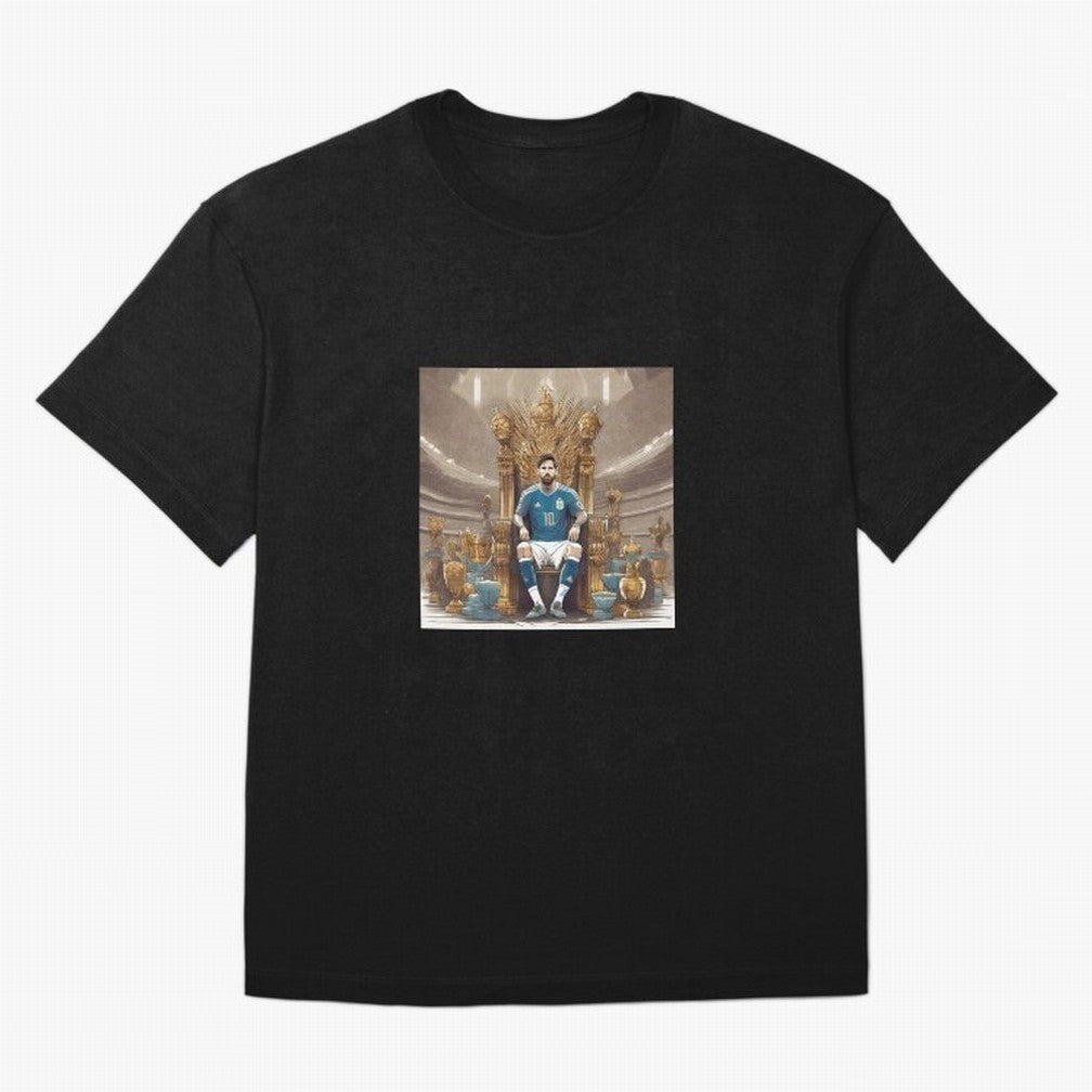 Messi Argentina Futbol Soccer King T-Shirt Classic T-Shirt Bring a Champion Mindset to FIFA World Cup 2026 Highlighting Cristiano Ronaldo, Haaland and CR7, Argentina and Brazil Energy, Vintage Soccer Flavor, Modern Football Stars, National Flags