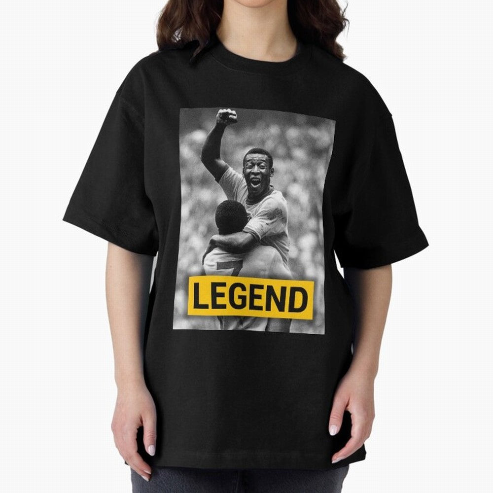 Pel¨¦ Legend Essential T-Shirt Refresh Match Day Hype around FIFA World Cup 2026 USA Canada Mexico, Messi, Spain and Netherlands, Football Festival Excitement, Trophy Ambitions, Country Rivalries and Star Player Buzz; Made for Collectors Who Enjoy