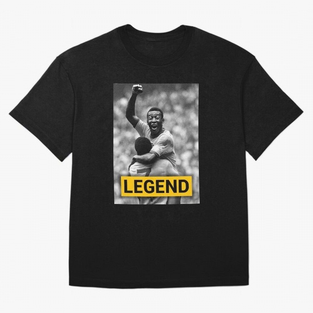 Pel¨¦ Legend Essential T-Shirt Refresh Match Day Hype around FIFA World Cup 2026 USA Canada Mexico, Messi, Spain and Netherlands, Football Festival Excitement, Trophy Ambitions, Country Rivalries and Star Player Buzz; Made for Collectors Who Enjoy