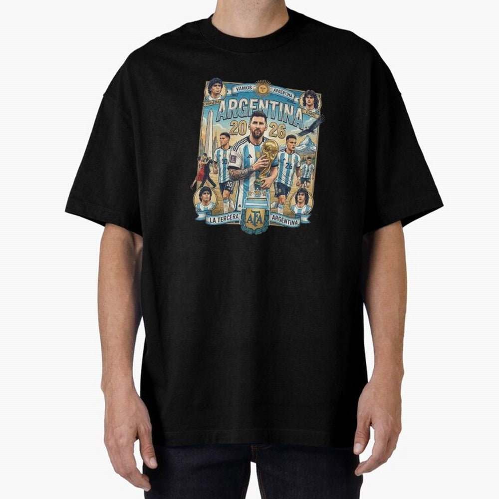 Argentina 2026 ¨C Copa Mundial Spirit Classic T-Shirt Treasure the FIFA World Cup 2026 Group Stage Journey through CR7 Highlights, England Pride, Football History, Final Match Energy, Crowd Noise and Once in a Lifetime Moments; Ideal for Passionate