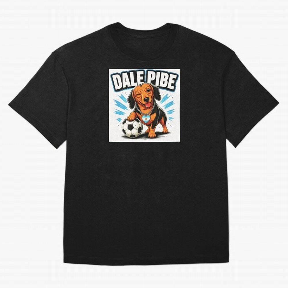 Argentine Soccer Dachshund - Dale Pibe Classic T-Shirt Celebrate Golden Goal Energy in the FIFA World Cup 2026 Group Stage Journey through Haaland Highlights, Portugal Pride, Soccer Culture, Superstar Moments, National Team Dreams and Competitive