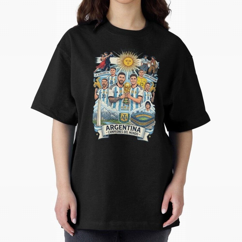 Argentina 2026 ¨C Copa Mundial Spirit Classic T-Shirt Discover FIFA World Cup 2026 Group Stage for Fans of Neymar and Argentina, France and Brazil, Bringing Football History, Final Match Energy, Crowd Noise and Once in a Lifetime Moments; Made for