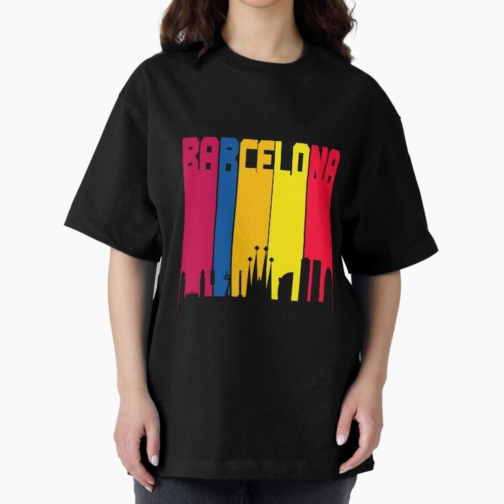 Barcelona Skyline BCN Catalunya Classic T-Shirt Stand Out with Spirit from FIFA World Cup 2026 Spirit, Centered on Portugal, Cristiano Ronaldo, Stadium Chants, National Pride, Trophy Dreams and Unforgettable Football Memories; Made for Collectors