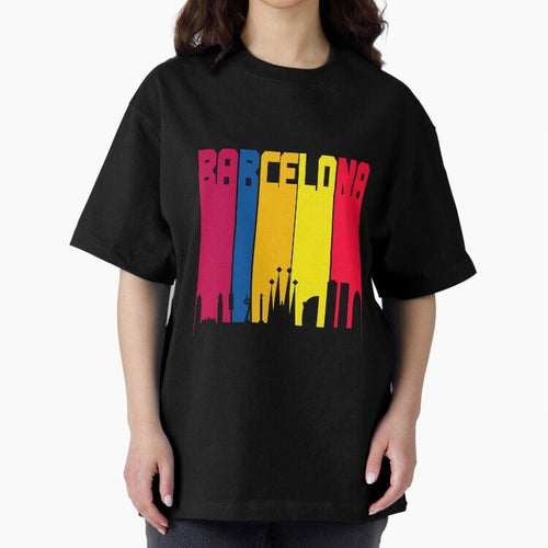 Barcelona Skyline BCN Catalunya Classic T-Shirt Stand Out with Spirit from FIFA World Cup 2026 Spirit, Centered on Portugal, Cristiano Ronaldo, Stadium Chants, National Pride, Trophy Dreams and Unforgettable Football Memories; Made for Collectors