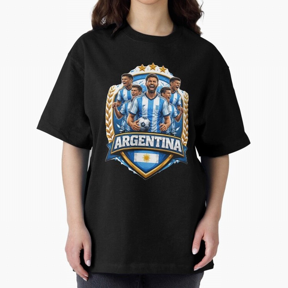 Argentina Football Pride- Albiceleste Soccer Classic T-Shirt Celebrate Every Goal in the FIFA World Cup 2026 Group Stage Journey through Neymar Highlights, Argentina, France and Brazil Pride, Match Day Excitement, Supporter Culture, Golden Goals