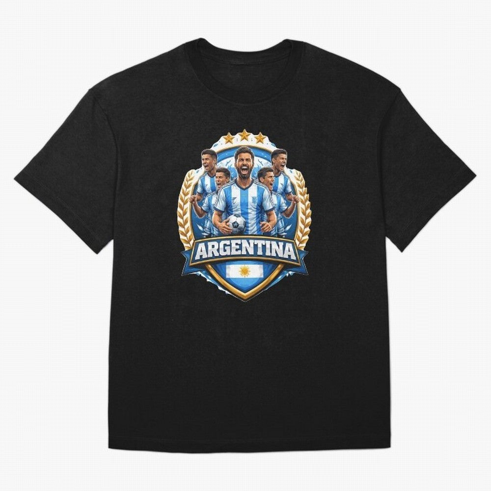 Argentina Football Pride- Albiceleste Soccer Classic T-Shirt Celebrate Every Goal in the FIFA World Cup 2026 Group Stage Journey through Neymar Highlights, Argentina, France and Brazil Pride, Match Day Excitement, Supporter Culture, Golden Goals