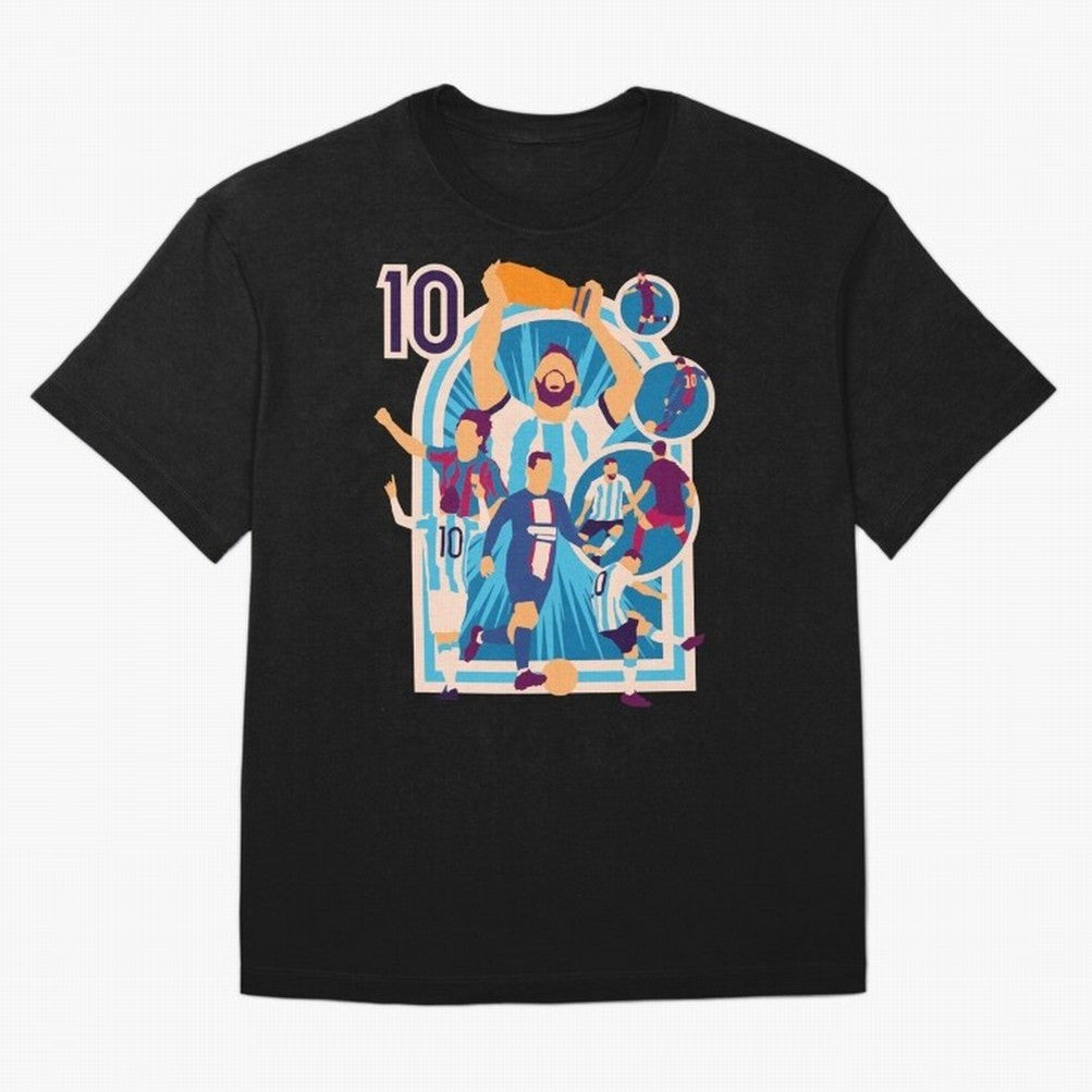 Messi - The Goat Classic T-Shirt Create FIFA World Cup 2026 Spirit, Featuring Spain, CR7 and Messi, Global Supporter Spirit, Legendary Goals, National Colors and Tournament Celebration; Perfect for People Who Love Argentina, Brazil, France,