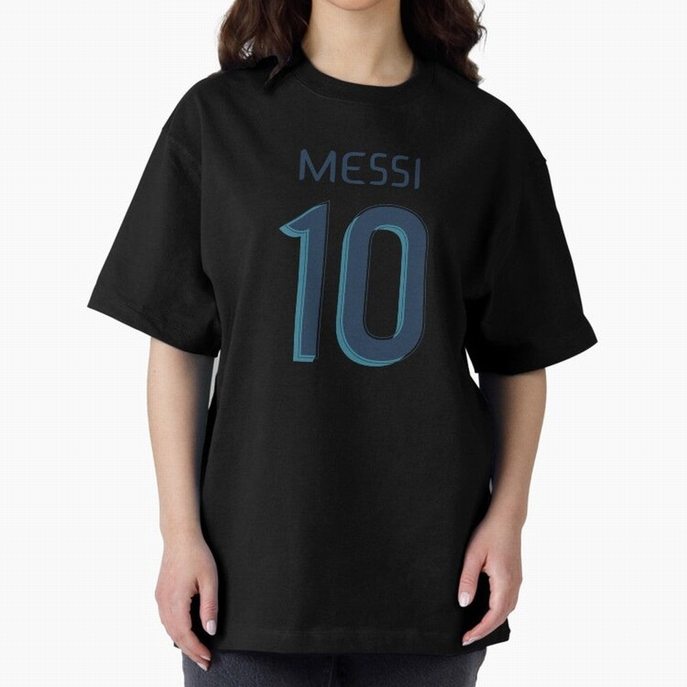 Messi 10 Oversized T-Shirt Stand Out with Spirit from the FIFA World Cup 2026 Journey through Neymar, Haaland and Cristiano Ronaldo Highlights, England Pride, Football Passion, Legendary Performances, Festival Vibes and Supporter Community; Made