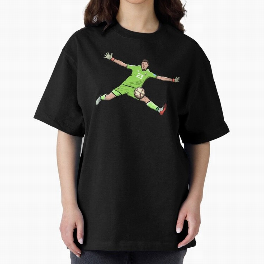 Emi 'Dibu' Martinez, the Heroic Save! Classic T-Shirt Follow FIFA World Cup 2026 Spirit, Highlighting Germany, Neymar, Haaland and Cristiano Ronaldo, Goal Celebration Energy, Supporter Heritage, Football Icons and Worldwide Tournament Joy; Made for