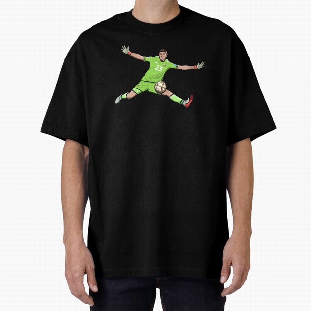 Emi 'Dibu' Martinez, the Heroic Save! Classic T-Shirt Follow FIFA World Cup 2026 Spirit, Highlighting Germany, Neymar, Haaland and Cristiano Ronaldo, Goal Celebration Energy, Supporter Heritage, Football Icons and Worldwide Tournament Joy; Made for