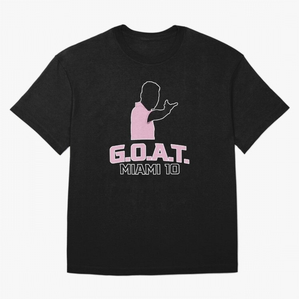 GOAT - MIAMI 10 Classic T-Shirt Show Passion for the Stars of Match Day Hype around FIFA World Cup 2026, Cristiano Ronaldo, Haaland and CR7, Germany, Worldwide Fan Energy, Dramatic Goals, Stadium Lights and Championship Celebrations; Ideal for Fans