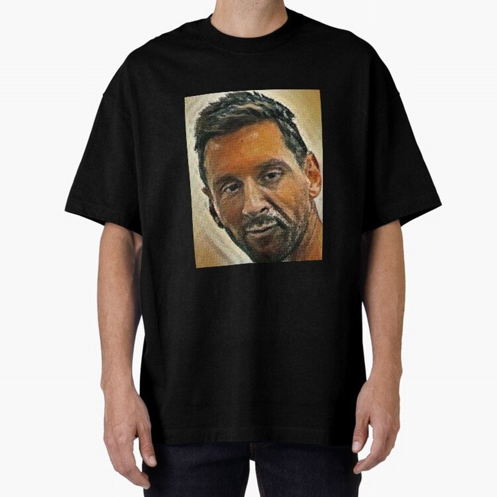 Messi Oversized T-Shirt Cheer through Every Moment of the FIFA World Cup 2026 USA Canada Mexico Journey through Mbappe and Neymar Highlights, Spain and Netherlands Pride, Retro Football Energy, Iconic Rivalries, Trophy Chase Drama and Stadium