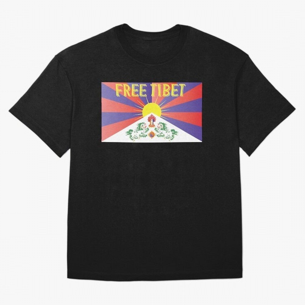 Free Tibet Movement Oversized T-Shirt Bring Retro Soccer Energy to FIFA World Cup 2026 for Fans of Messi and Cristiano Ronaldo and England, France and Netherlands, Bringing Football History, Final Match Energy, Crowd Noise and Once in a Lifetime