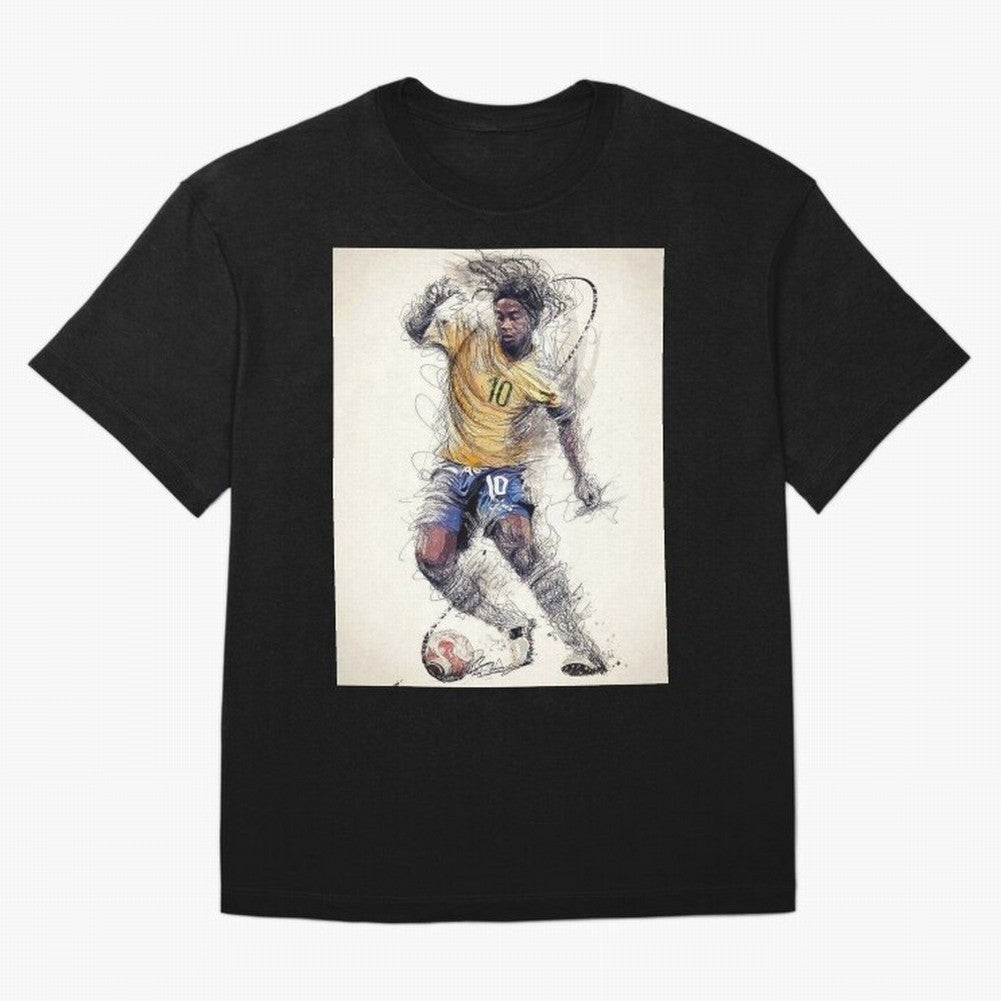 Ronaldinho Classic T-Shirt Elevate the FIFA World Cup 2026 Group Stage Journey through Neymar, Haaland and Cristiano Ronaldo Highlights, Germany Pride, Football History, Final Match Energy, Crowd Noise and Once in a Lifetime Moments; Created for