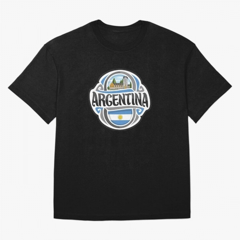 Decorative Argentina Logo Oversized T-Shirt Celebrate Global Passion for Global Football Passion for FIFA World Cup 2026, Driven by Neymar, Haaland and Cristiano Ronaldo, Brazil, Football Passion, Legendary Performances, Festival Vibes and