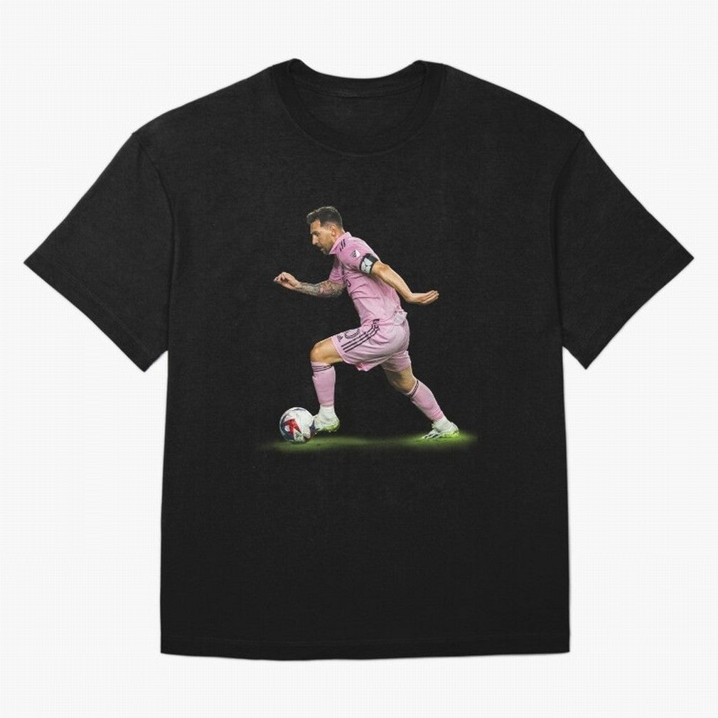 Messi Inter Miami Soccer Art ¨C Football Legend in Pink Jersey Classic T-Shirt Relive Match Day Hype around FIFA World Cup 2026 USA Canada Mexico, Neymar, England, France and Netherlands, Champion Mindset, Group Stage Buzz, Knockout Tension and