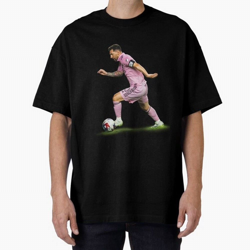 Messi Inter Miami Soccer Art ¨C Football Legend in Pink Jersey Classic T-Shirt Relive Match Day Hype around FIFA World Cup 2026 USA Canada Mexico, Neymar, England, France and Netherlands, Champion Mindset, Group Stage Buzz, Knockout Tension and