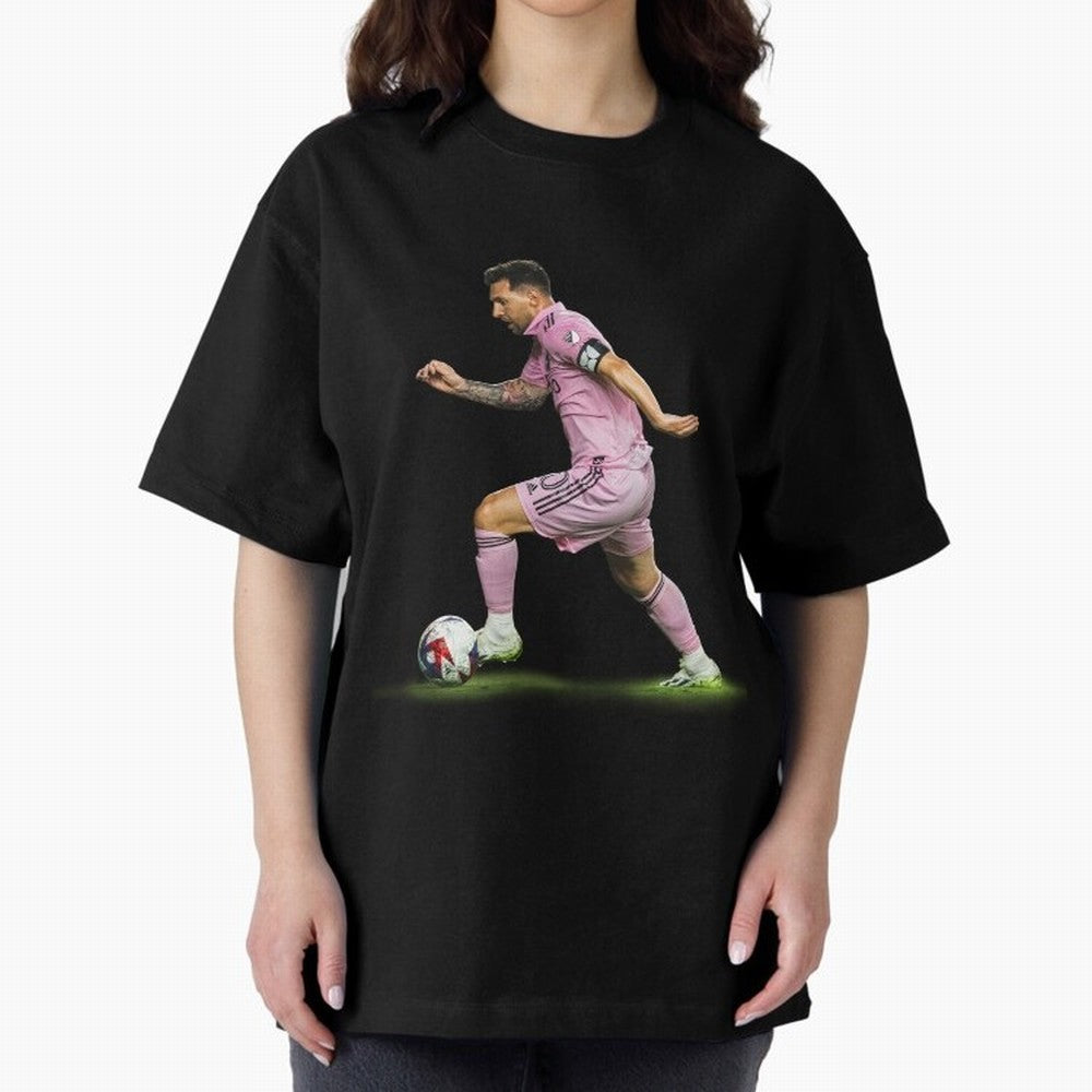 Messi Inter Miami Soccer Art ¨C Football Legend in Pink Jersey Classic T-Shirt Relive Match Day Hype around FIFA World Cup 2026 USA Canada Mexico, Neymar, England, France and Netherlands, Champion Mindset, Group Stage Buzz, Knockout Tension and