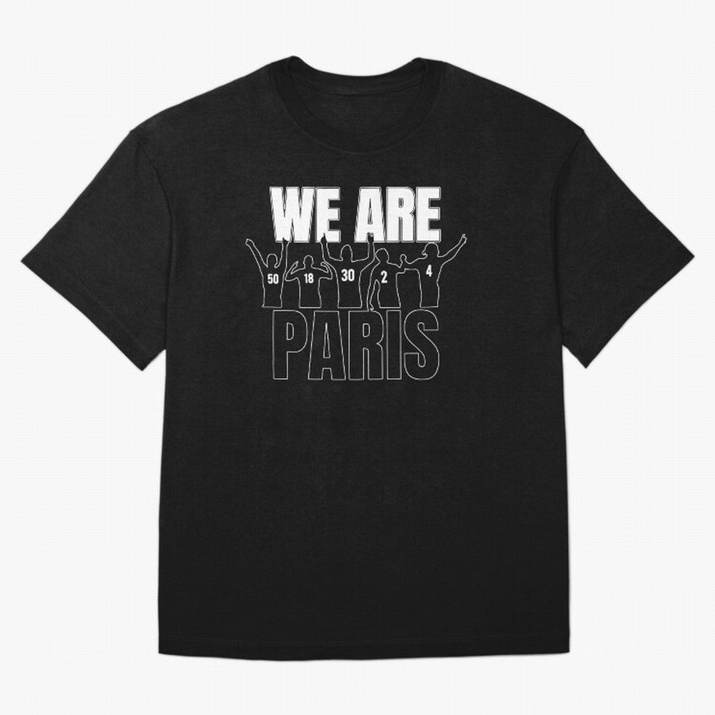 We are Paris Oversized T-Shirt Celebrate Every Goal in FIFA World Cup 2026 USA Canada Mexico Spirit, Featuring Spain, Haaland and Mbappe, Supporter Pride, Iconic Celebrations, Legendary Names and Global Match Day Energy; Great for Supporters Who