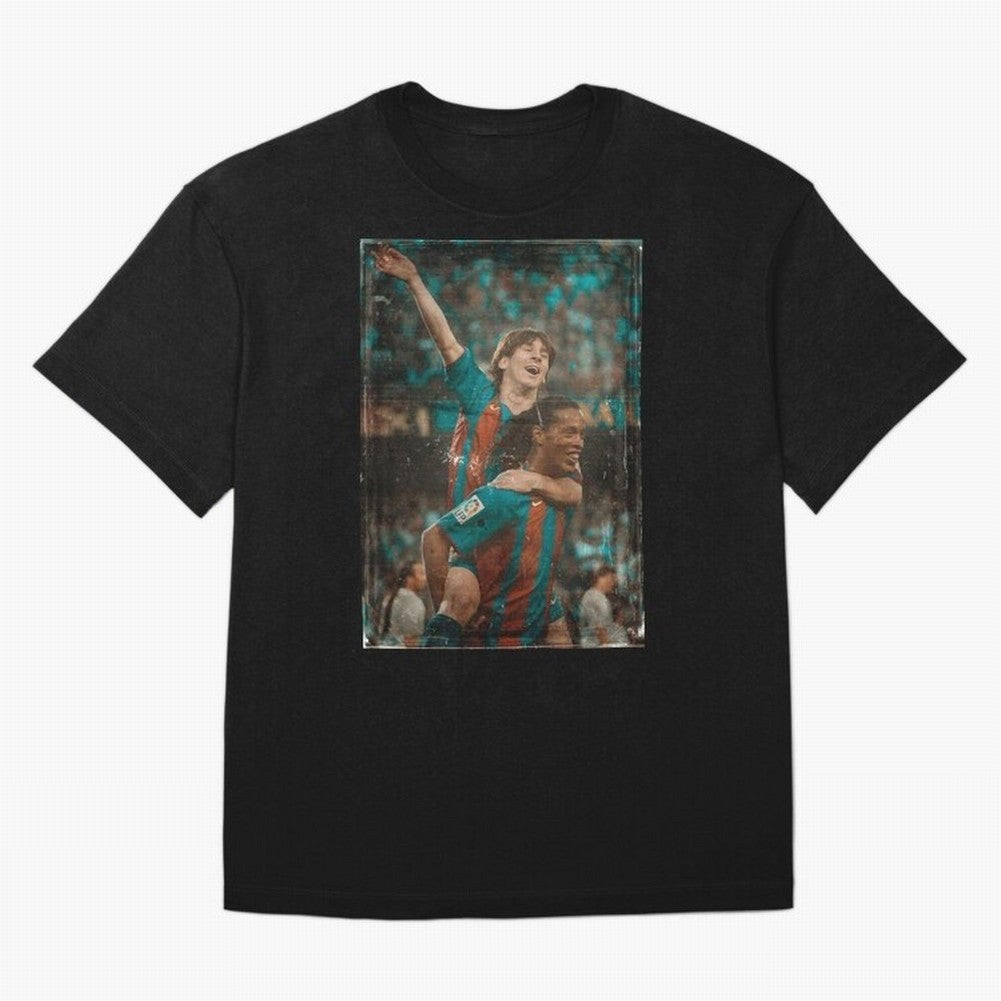 Messi and Ronaldinho Celebration Classic T-Shirt Enjoy Match Day Hype around FIFA World Cup 2026 USA Canada Mexico, CR7 and Messi, France and Portugal, Tournament Hype, Historic Matchups, Family Viewing Parties and Global Sports Pride; Great for