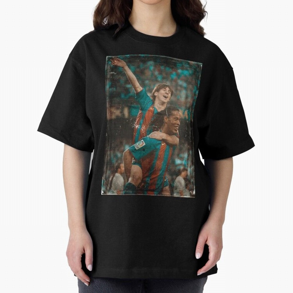 Messi and Ronaldinho Celebration Classic T-Shirt Enjoy Match Day Hype around FIFA World Cup 2026 USA Canada Mexico, CR7 and Messi, France and Portugal, Tournament Hype, Historic Matchups, Family Viewing Parties and Global Sports Pride; Great for